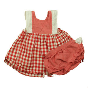 Calamaro Girls Red | White Dress size: 12 Months
